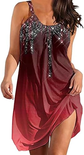 מיאשוי לסרוג שמלות לנשים נשים קיץ מקרית נדנדה חולצה שמלות חוף לחפות צבעוני טנק שמלת רופף שמלות