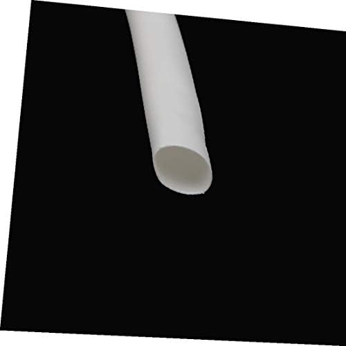 אורך X-Deree 32.8ft 5 ממ דיא פולולופין מבודד חום מבודד חוט צינור חוט לבן (32.8 פשטידות דה לארגו, 5 ממ דימטרו פנים,