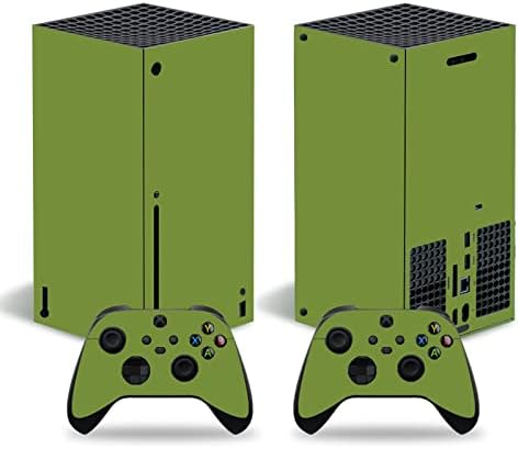 עורות צבע מוצקים של גוגון תואמים לבקר Xbox Series X Console, מדבקות מדבקות ויניל עבור Xbox Series X, 19