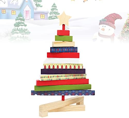 קישוט אברופן בגודל עץ עץ קישוט עץ צעצועים לחנות עיצוב חג המולד עץ לסיבוב שולחן עבודה של חג המולד