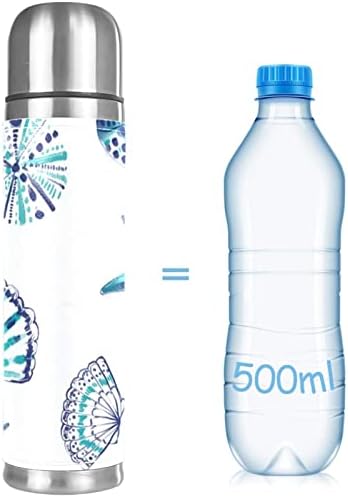 עור פילדת נירוסטה ואקום מבודד ספל בקבוק מים תרמוס תרמוס למשקאות חמים וקרים לילדים מבוגרים 16 גרם