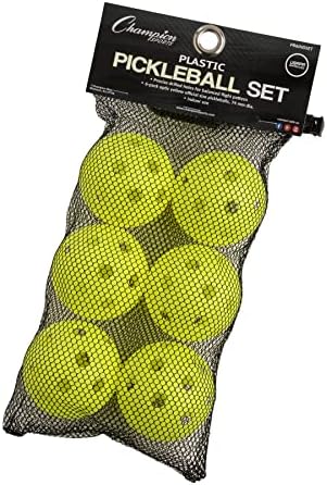 כדורי חמוצים של אלוף ספורט: כדורי פנאי בגודל רשמי וטורניר כדורי כדורים - כדור חמוצים צהוב סט למגרשי חוץ ופנימיות