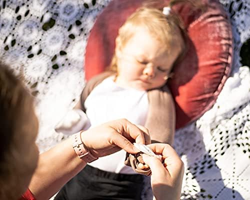 שרוולי שריטות של Elotte Flip נשארים על כפפות לתינוקות עם אקזמה או עור רגיש