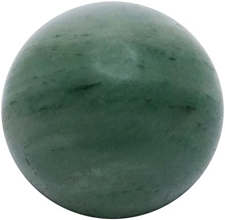 הרמוניזציה של אבן קלציט ירוקה כדור אבן כדור רייקי ריפוי אבן איזון עיצוב שולחן אמנות