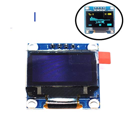 Galaxyelec 2014 כחול צהוב 128x64 OLED LCD LED מודול תצוגת LED עבור 0.96 I2C IIC תקשורת 10 יחידות