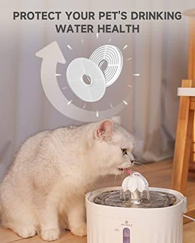 פילטר מזרקת מים לחתולים של אפטדולה, 8 מסנני חבילה למזרקת חתולים 67 fl Z