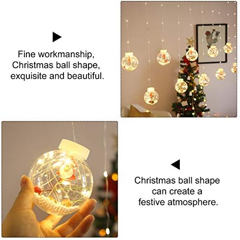 ABOOFAN 1PC נושא חג המולד LED LED אורות מיתר דקורטיביים חוט חג המולד לטובת מסיבת המסיבה