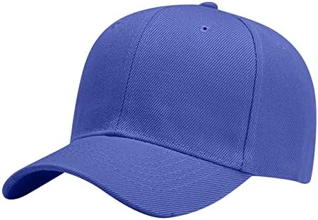 כובעי בייסבול לגברים נשים בציר מתכוונן מגן בייסבול כובע כותנה קל משקל מוצק צבע קיץ מזדמן דיג כובע