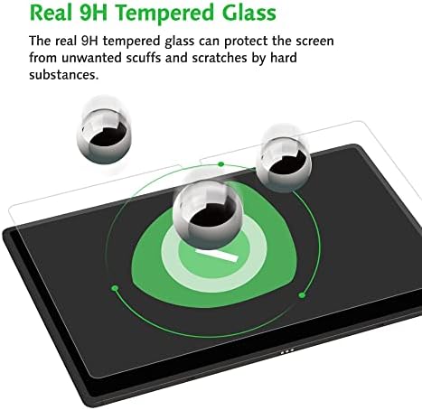 מגן מסך מזכוכית המשי של ביוטון תואם ל- Samsung Galaxy Tab S8 Ultra 2022 14.6 אינץ ', מגע כמו משי /