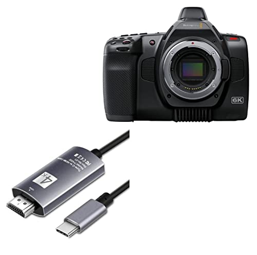 כבל Goxwave תואם למצלמת קולנוע כיס סחור 6K G2 - כבל SmartDisplay - USB Type -C ל- HDMI, כבל USB C/HDMI