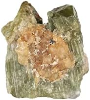 Gemhub 6.05 CT טבעי ירוק גולמי אבן טורמלין אבן מחוספסת, ייצור עטיפת תיל, מתנות סלע ריפוי