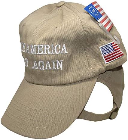 MWS 3x5 3'x5 'טראמפ הופך את אמריקה לאדום נהדר והפוך את אמריקה לחאקי נהדר כובע לבן