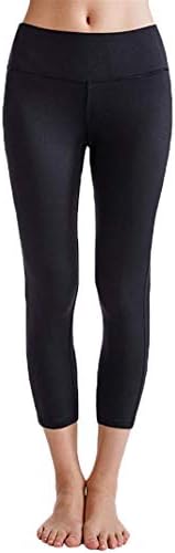 מכנסי יוגה לנשים של Andongnywell ללא כיסים חותלות כושר מותניים גבוהות עם חותלות לנשים מכנסיים חתולים