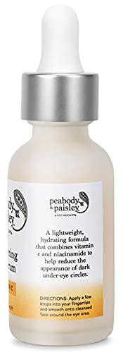 Peabody & Paisley המבהיר סרום עיניים עם ויטמין C, 1 גרם