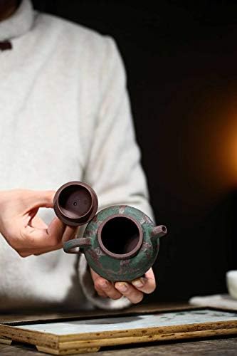 קומקום תה סגול חרס, קומקום מפורסם בעבודת יד מפורסמת בעבודת יד בוץ ירוק בוץ סגול סגול