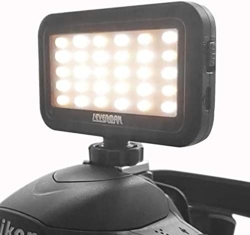 30 וידאו LED על אור מצלמה, בהירות Sevenoak מתאימה אור לעומק עם יציאת טעינה של הנעליים & USB עבור iPhone x 8 7