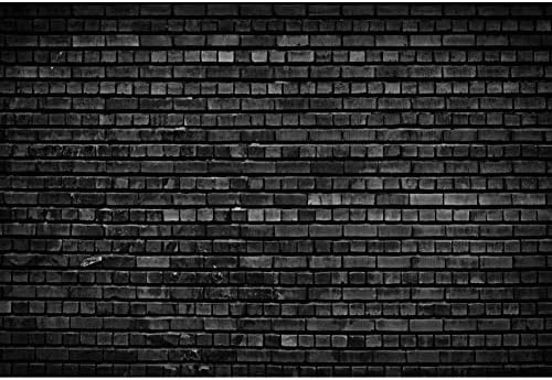 לייאקו 12 על 8 רגל רקע קיר לבנים שחור גוון צבע עמום מרקם מחוספס רקע צילום קיר לבנים מסעדה מרתף טפט קישוט קיר