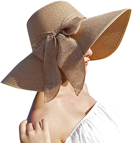 כובע קשת רחב גדול של שמש רחב נשים מתקפלות על חוף תקליטון שוליים כובע כובע כובעי קש כובעי בייסבול כובעים גדולים