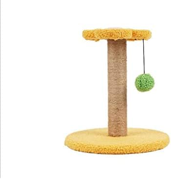 מגרד מוט עץ כיף סיסל הודעה שריטה מגדל מושך כדור קפיצת לשחק צעצוע לחיות מחמד חתלתול טיפוס מסגרת