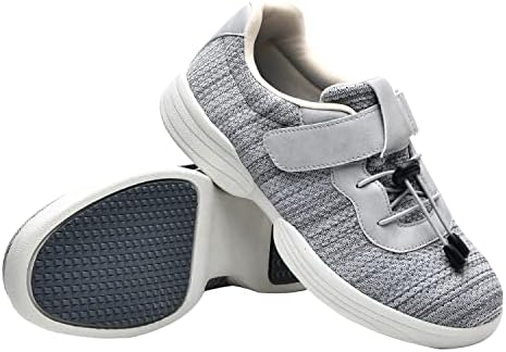 JBTNBX לרוחב רחב במיוחד נעלי סוכרת עם סגירה מתכווננת קלה מתכווננת בבצקת סניקרס הליכה מזדמנים