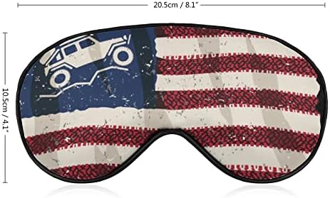 דגל אמריקאי חוצה מסכת מכסה עיניים כביסה עם שינה צל כופף עין רצועה מתכווננת עם גרפיקה מצחיקה לנשים