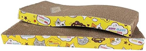 קריאייטיבנייר חתול גרדן קרטון גלי משטח גירוד שריטה עמיד מיטה, חתול האהוב צעצוע