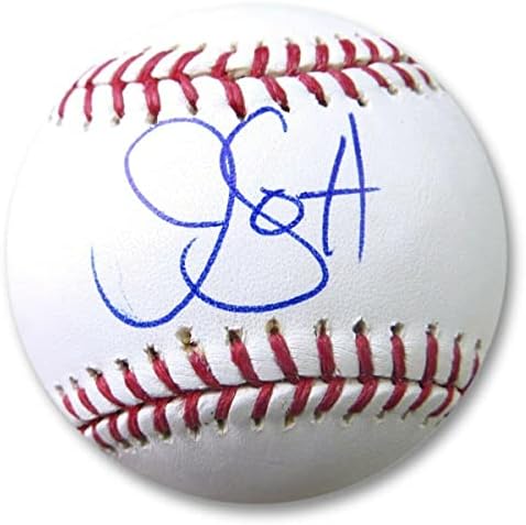 ג'ים גוט חתום על חתימה על חתימה MLB דודג'רס דודג'רס ענקיות S1260 - כדורי בייסבול עם חתימה