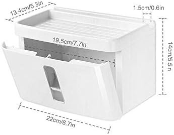 2 PCS נייר טואלט מחזיק גליל דבק עצמי קיר עמיד קיר עמיד הרכבה על ארזת פלסטיק ארזת ארזות מתקן קופסת אחסון
