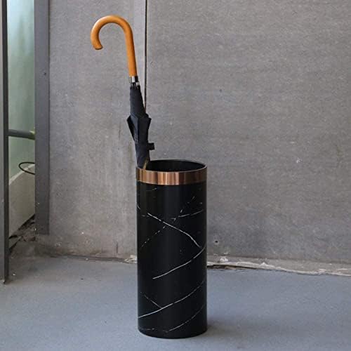 מעמד מתלה מטרייה של Xhalery, מחזיק מטרייה, מטרייה עומדת מטרייה דוכן יצירתי שחור, הגנה על הסביבה PVC דלי דפוס