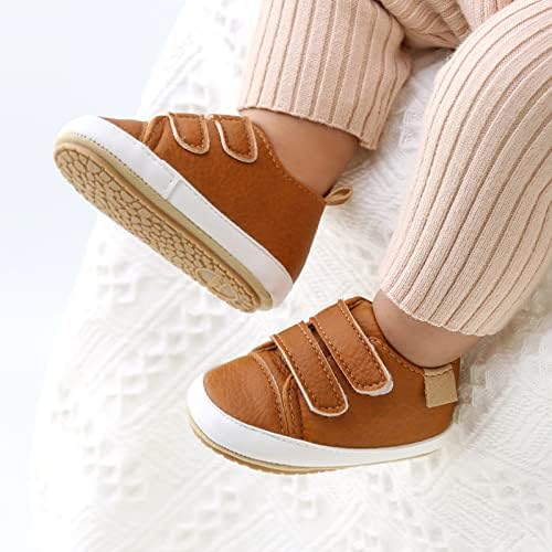 נעלי בנות תינוקות נעליים פעוטות נעלי שמלת עור פו גומי רך יחיד תינוקות מוקסינים