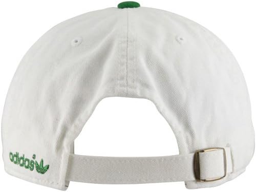 אדידס בוסטון סלטיקס לבנה -קללי סדרת בית משפט ירוק רצועה כובע מתכוונן - EQ94Z