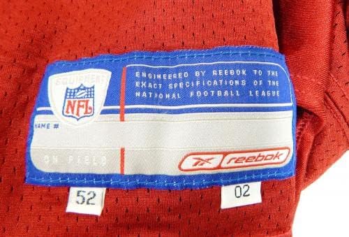 2002 סן פרנסיסקו 49ers ורנון דייויס 85 משחק הונפק אדום ג'רזי 52 DP29033 - משחק NFL לא חתום משומש
