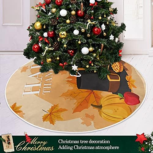 קישוט חצאית עץ חג המולד של Alaza, קישוט חצאית מיני עץ מיני קטן 35.4 אינץ