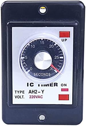 INFRI POWER ON DELAY TIMER TIME ממסר 0-60 דקות התקנת לוח עם בסיס שקע AH2-Y AC 220V