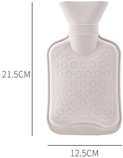 בקבוק מים חמים של Aeromdale עם כיסוי אלפקה דפוס 500 מל שקית מים חמים גומי לכאב הקלה על כפות רגליים