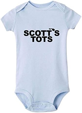 טוטס של סקוט בגד גוף חמוד לתינוק רומפרס יוניסקס תינוקת קצרה/שרוול ארוך