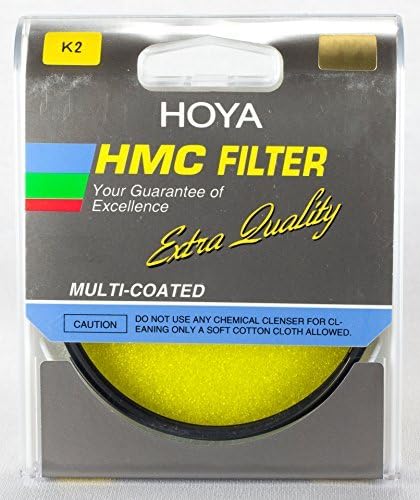 HOYA 82 ממ פילטר זכוכית מצופה K2 צהוב