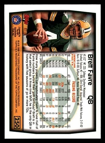 1999 Topps 250 Brett Favre Green Bay Packers NM/MT Packer