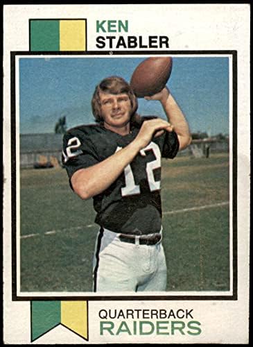 1973 Topps 487 Ken Stabler Oakland Raiders VG Raiders Alabama