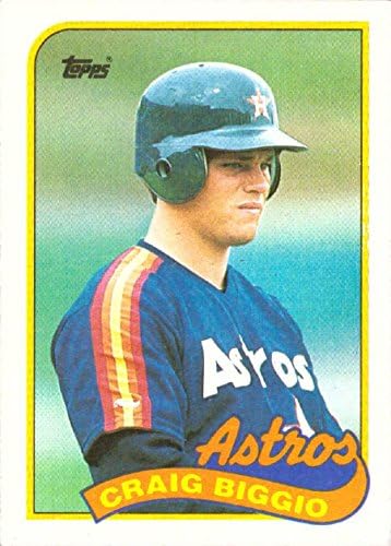 1989 טופס בייסבול 49 כרטיס טירון של קרייג ביג'יו