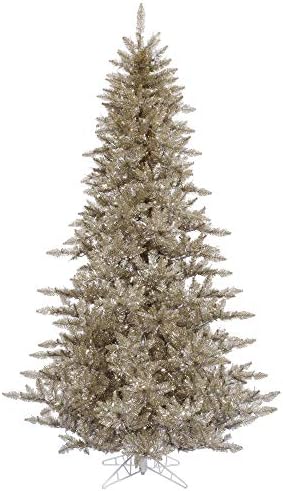 ויקרמן 5.5 'עץ חג המולד מלאכותי של שמפניה, מונה - עץ חג המולד שמפניה פו - עיצוב בית מקורה עונתי