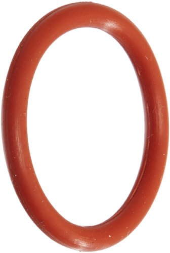 135 סיליקון O-Ring, 70A דורומטר, אדום, 1-15/16 מזהה, 2-1/8 OD, 3/32 רוחב