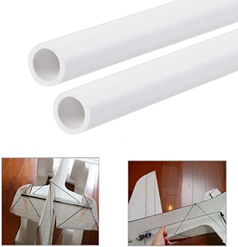 צינורות סיבי זכוכית לבנים - בידוד אלסטי מפיברגלס עבור מולטי-קופטור להכנת חומרי דגם 40 יחידות, לבן,4