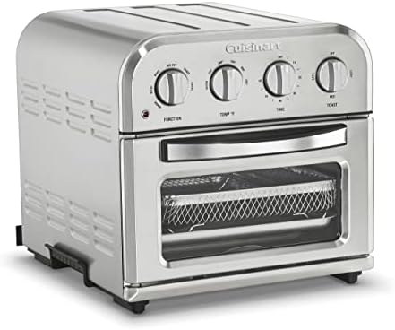 Cuisinart TOA-28 Compact Compact Toaster Oven Airfryer, 12.5 x 15.5 x 11.5 , נירוסטה