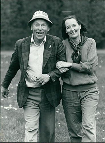 תצלום וינטג 'של נילס פופה ואשתו גונילה פופה