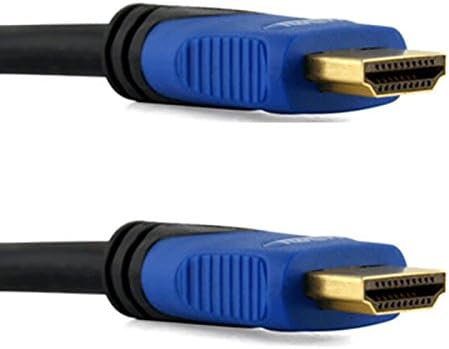 כבל כבל HDMI כבל 25 רגל, v1.4 מהירות גבוהה במיוחד תומך בחזרת שמע אתרנט, רוחב פס עד 18 ג'יגה-ביט לשנייה,