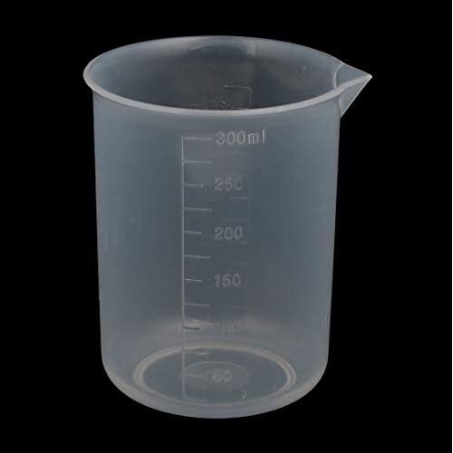 AEXIT 5 יחידות 300 מל מד PP נפח מדידה כוס מיכל כוס מיכל נקה 78 ממ 95 ממ