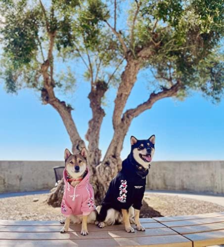 קפוצ'ון כלבים של Chochocho Woof, קפוצ'ונים של כלבים מעצבים לגזעים גדולים בינוניים, אוסף אמנות סווטשירטים כלבים,