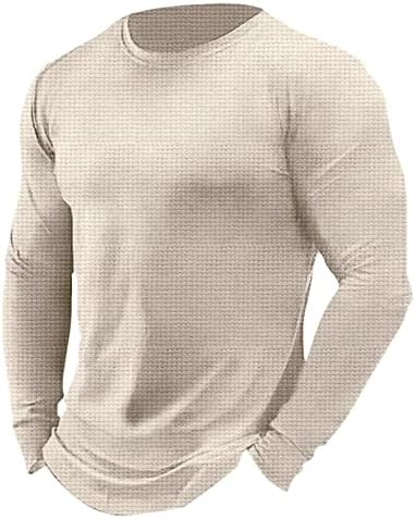 XXBR 2023 חולצות טריקו חדשות משובצות משובצות חולצה עגולה חולצה עסקית נסיעות שרוול ארוך שרוול עליון כושר כושר