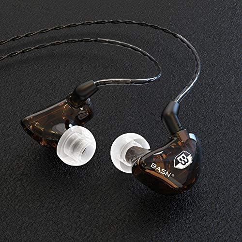 אוזניות של צג אוזניות באוזן אוזניות דינמיות כפולות באוזניות אוזניות מוזיקאים כבלים MMCX ניתנים לניתוק